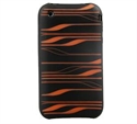 Picture of Naztech Laser Silicone Cover for Apple iPhone 3G and 3Gs - Black and Orange
