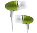 Picture of Handsfree 3.5mm Stereo Soft Gel Headset with Built-In Mic and Music Control Button - Green