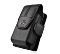 Picture of Naztech Pilot Case with Swivel Clip for Small and Med. Bar Phones Features a Wallet for I.D.-Black