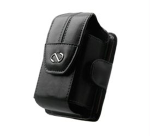 Picture of Naztech Pilot Case with Swivel Clip for Med. and Large Flip Phones Features a Wallet for I.D.-Black