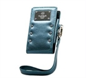 Picture of Naztech Prive Silver Plated Case for Small and Med. Bar Phones - Turquoise