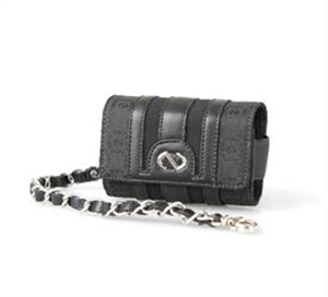 Picture of Naztech NV fits Small and Medium Flip Phones with Micro Suede Interior Retail Pkg.-Black