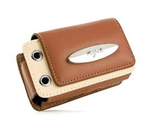 Picture of Naztech Ikon Case for Small and Medium Flip Phones - Brown