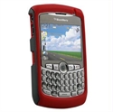 Picture of Naztech Vertex 3-Layer Cell Phone Covers for BlackBerry 8330 - Red