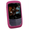Picture of BlackBerry Curve (8520) and (8530), Hot Pink Silicone Cover.