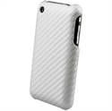 Picture of Naztech Carbon Fiber Graphite Shield for Apple iPhone 3G and 3Gs - Silver