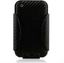 Picture of Naztech DoubleUp Cover and Case Combo for iPhone 3G and 3Gs - Carbon Fiber Black