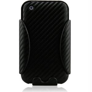 Picture of Naztech DoubleUp Cover and Case Combo for iPhone 3G and 3Gs - Carbon Fiber Black