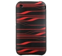 Picture of Naztech Laser Silicone Cover for Apple iPhone 3G and 3Gs - Black and Red
