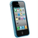 Picture of TPU Wave Cover for Apple iPhone 4 - Translucent Blue