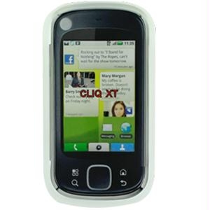 Picture of Rubberized SnapOn Clear Cover for Motorola CLIQ XT