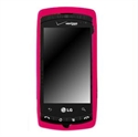 Picture of Rubberized SnapOn Cover for LG Ally VS740 - Rose Pink