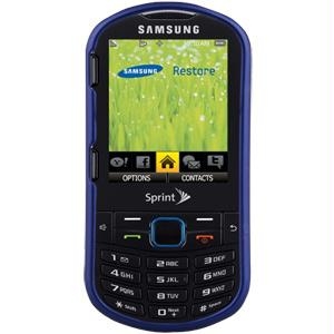 Picture of Rubberized SnapOn Blue Cover for Samsung Restore M570