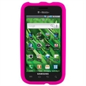 Picture of Silicone Cover for Samsung Vibrant Galaxy S - Translucent Hot Pink