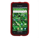 Picture of Rubberized SnapOn Red Cover for Samsung Vibrant T959