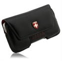 Picture of Swiss Leatherware Bern Case for iPhones and Medium Bar Phones - Black