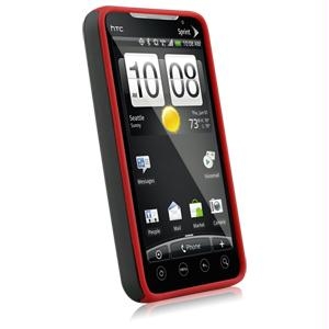 Picture of Naztech Vertex 3-Layer Cell Phone Covers for HTC EVO 4G - Red