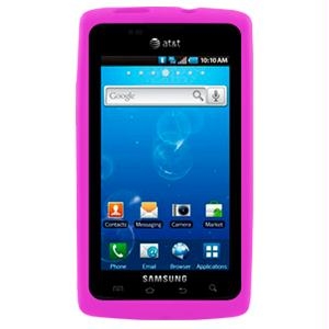 Picture of Silicone Cover for Samsung Captivate Galaxy S - Translucent Pink