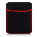 Picture of Swiss Leatherware Sleeve for Apple iPad and Motorola XOOM - Black and Red