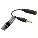 Picture of 3.5 Male Headset Adaptor to 2.5 Female Adaptor for HTC, iPhone, and Other Phones