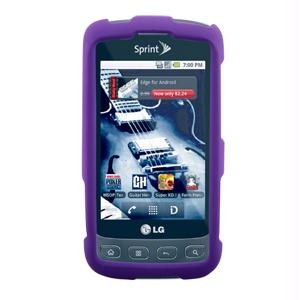 Picture of Rubberized SnapOn Cover for  LG Optimus S LS670 - Purple