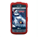 Picture of Rubberized SnapOn Cover for  LG Optimus S LS670 - Red