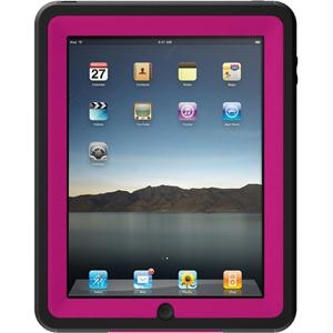 Picture of OtterBox Defender Series for Apple iPad - Hot Pink on Black