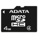 Picture of ADATA 4GB microSDHC Class 4 Memory Card
