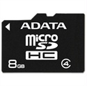 Picture of ADATA 8GB microSDHC Class 4 Memory Card