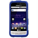 Picture of Rubberized SnapOn Cover for LG Optimus M MS690 - Blue