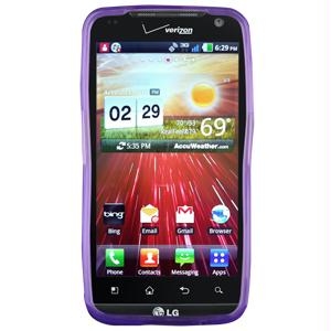 Picture of TPU Checkered Cover for LG Revolution VS910 - Purple