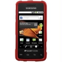 Picture of Rubberized SnapOn Cover for Samsung Galaxy Prevail - Red